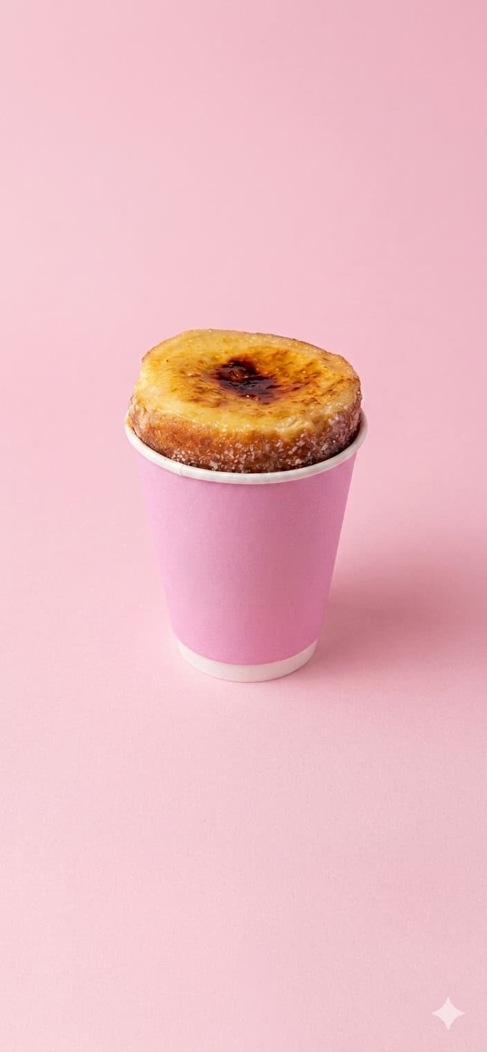 Creme Brulee Sweet cone